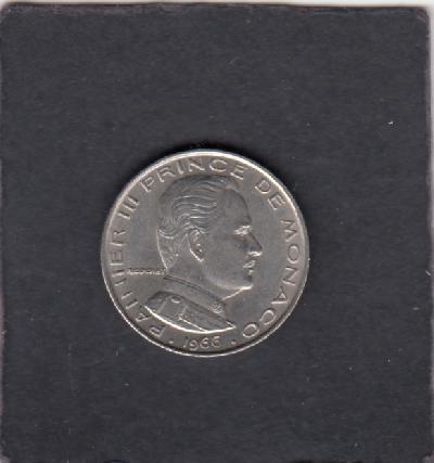 Beschrijving: 1 Franc RAINIER III  